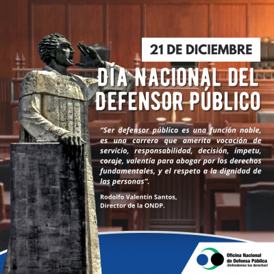 Día  Nacional Del Defensor Público