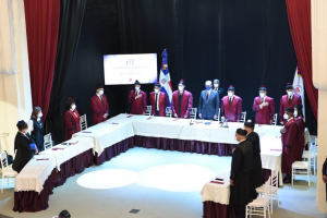 Director Nacional de Defensa Pública participa en audiencia solemne con motivo del 177 Aniversario de la Constitución.