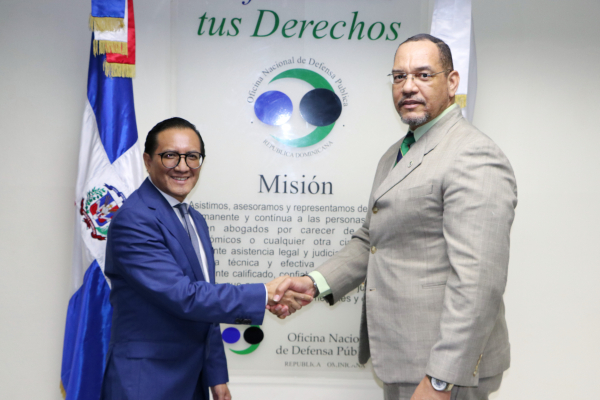 Director General del Instituto de la Defensa Pública Penal de Guatemala realiza visita de cortesía al Director Nacional de Defensa Pública.