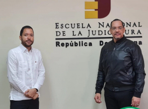 Director Nacional de la Defensa Pública Visita Escuela Nacional de la Judicatura.