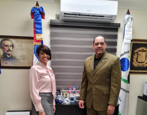 Director de la Oficina Nacional de Defensa Pública recibió la visita de la Maestra Nora Rubirosa, Rectora de la Universidad Félix Adam (UNEFA).