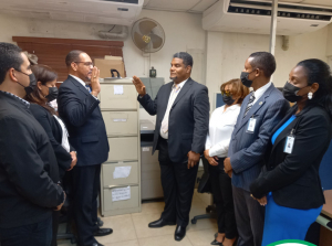 Posesionan nuevo Coordinador del Departamento Judicial de la Provincia de Santo Domingo.