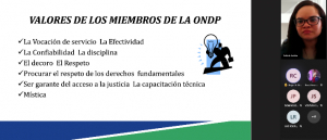 UNIDAD DE ACTUALIZACIÓN PROFESIONAL DE LA ONDP CONTINUA CON PROGRAMAS DE FORMACIÓN.
