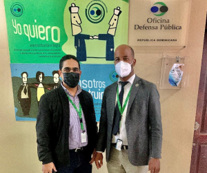 Director Administrativo y Financiero, en compañía de la Encargada Administrativa visitan distintas oficinas a nivel nacional