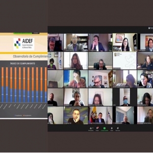 Presentan Informe del Observatorio de la Asociación Interamericana de Defensorías Públicas (AIDEF).