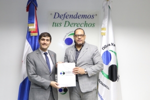 Director de la Defensa Pública recibe visita de cortesía del Cónsul de Chile acreditado en República Dominicana